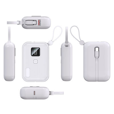 अच्छी कीमत OEM 180g मोबाइल पावर बैंक 10000mah मिनी 21700 बैटरी प्रकार के साथ ऑनलाइन