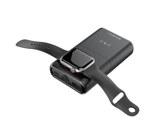 एबीएस पीसी पोर्टेबल मैग्नेटिक पावर बैंक 10000mAh 5W 7.5W पोर्टेबल चार्जर Iphoen Iwatch के लिए