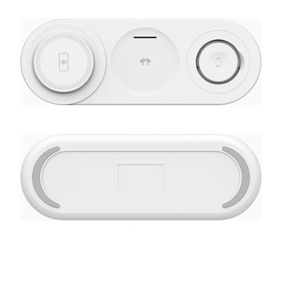 अच्छी कीमत चार्जिंग 3-इन-1 वायरलेस चार्जर टाइप सी इनपुट मल्टी कलर डिज़ाइन 1 मीटर केबल कई उपकरणों के लिए ऑनलाइन