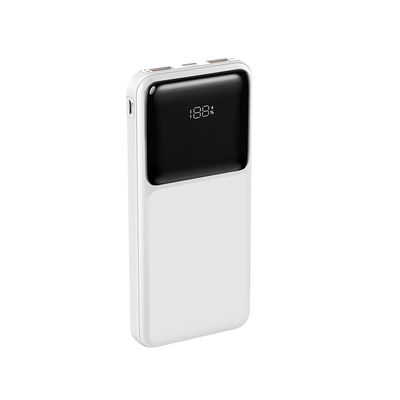 अच्छी कीमत एबीएस पीसी निर्मित केबल पावर बैंक 20000mAh एलईडी संकेतक रोशनी के साथ सार्वभौमिक संगतता ऑनलाइन
