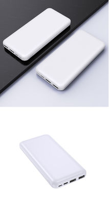 पीडी चार्जिंग पावर बैंक 20W 22.5W रेटेड पावर के साथ नीला सफेद रंग 10000mAh क्षमता