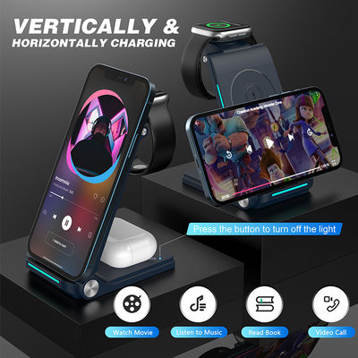 अच्छी कीमत मल्टी कलर पावर बैंक फास्ट चार्जर स्टेशन 10W IPhone के लिए Apple Watch AirPods ऑनलाइन