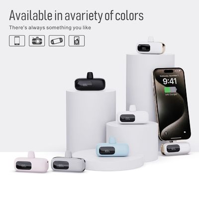 अच्छी कीमत यूनिवर्सल बिल्ट इन केबल पावर बैंक 20000mAh पोर्टेबल चार्जर ऑनलाइन