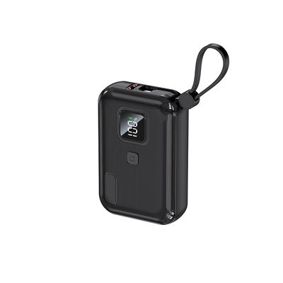 अच्छी कीमत 180 ग्राम छोटा हल्का पावर बैंक 10000mAh आसान ले जाने योग्य 21700 बैटरी प्रकार ऑनलाइन