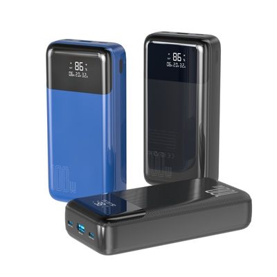 अच्छी कीमत 25000mAh ABS पीसी पावर बैंक 100W सार्वभौमिक संगतता ऑनलाइन
